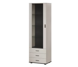 Witryna S1 SOHO 60x41x192 kaszmir+ czarny