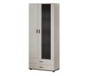 Witryna S6 SOHO 80x41x192 kaszmir+ czarny