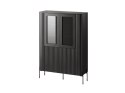 Witryna VERA 110x40x160 czarny mat
