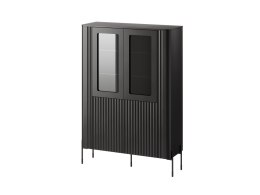 Witryna VERA 110x40x160 czarny mat