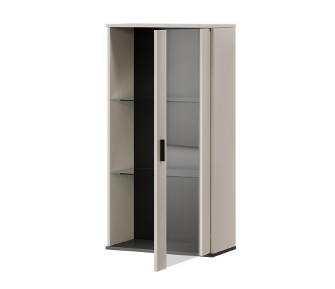 Witryna wisząca S2 SOHO 60x29x112 kaszmir+ czarny