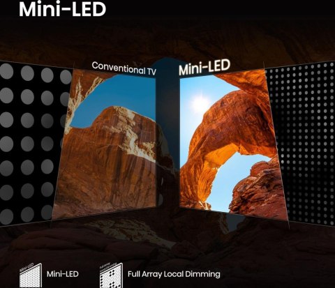 Telewizor Hisense 55U7Q ULED 55'' 4K Ultra HD 144Hz VIDAA Dolby Vision Czarny