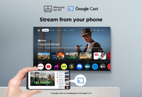 Telewizor TCL 75V6C DLED 75'' 4K Ultra HD Google TV Dolby Atmos DVB-T2 Metaliczny