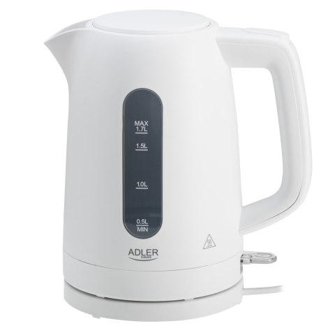 Adler Kettle | AD 1379w | Electric | 2200 W | 1.7 L | Polypropylene | 360° rotational base | White