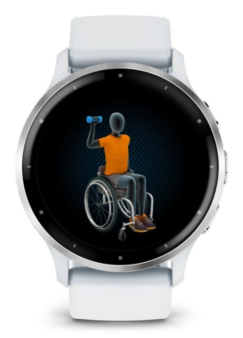 Zegarek Garmin Venu 3, 45mm AMOLED Whitestone