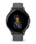 Zegarek Garmin Venu 3S, 41mm AMOLED Pebble Grey
