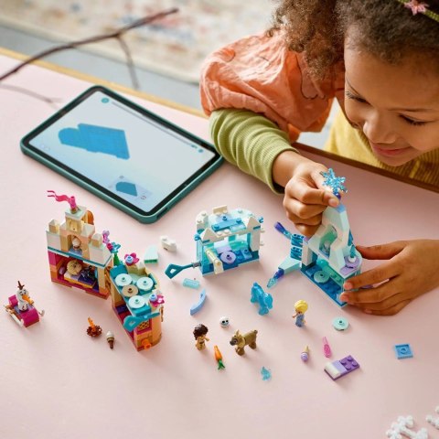 LEGO Disney 43278 Miniaturowy zamek w Arendelle i lodowy pałac Elzy