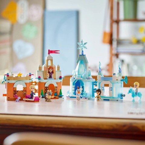 LEGO Disney 43278 Miniaturowy zamek w Arendelle i lodowy pałac Elzy