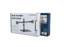 GEMBIRD STOJAK BIURKOWY NA DWA MONITORY (REGULOWANY) 17"-32", DO 9 KG