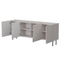 Komoda 4D LUCCA 200x40x80 kaszmir