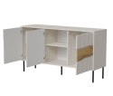 Komoda INSERTO 3D 143,5x40x80 kaszmir + LED