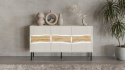 Komoda INSERTO 3D 143,5x40x80 kaszmir + LED