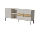 Komoda INSERTO 3D1W 190x40x80 kaszmir + LED