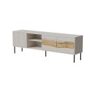 Szafka RTV INSERTO 3D1W 190x40x61,5 kaszmir + LED