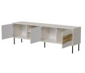 Szafka RTV INSERTO 3D1W 190x40x61,5 kaszmir + LED