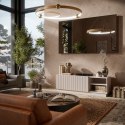 Szafka RTV LIVERTI 150x42x48 kaszmir