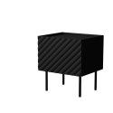 Szafka nocna 2szt LUCCA 47x40x52 czarny