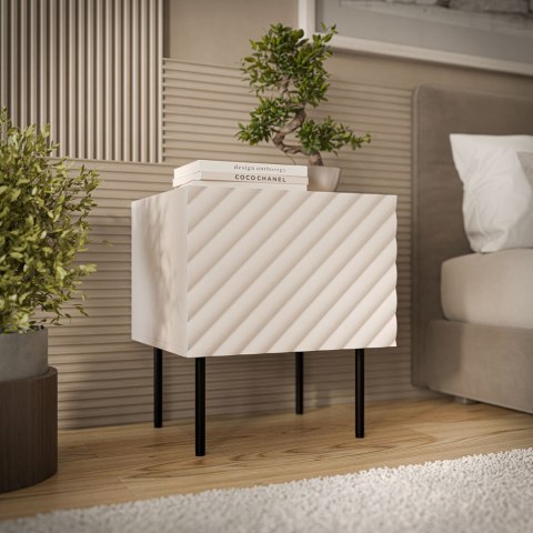 Szafka nocna 2szt LUCCA 47x40x52 kaszmir
