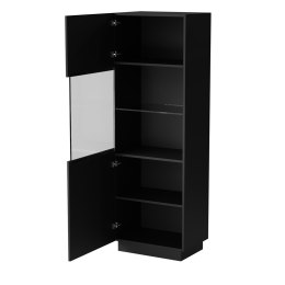 Witryna LIVERTI 59,5x42x178 czarny