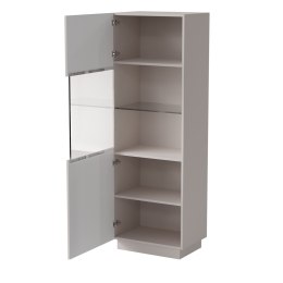 Witryna LIVERTI 59,5x42x178 kaszmir
