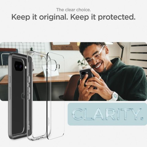 Etui case na Google Pixel 9A Ultra Hybrid - przezroczyste