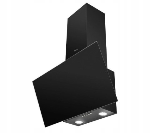 Okap kominowy AMICA OKC6227B 60 cm | sterowanie dotykowe | LED | czarne szkło