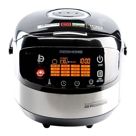 Redmond | 860 W | Liczba programów 45 programów (17 automatycznych, 28 ręcznych) | Czarny