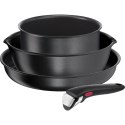 Tefal L7629453 Ingenio Daily Chef, 4-częściowy zestaw garnków i patelni