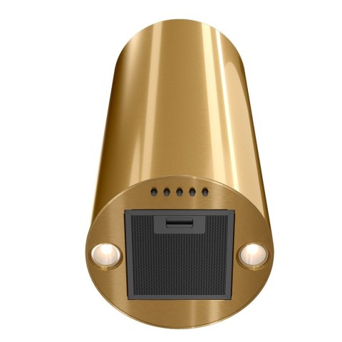 Okap kominowy MAAN Elba WPB 731 60 cm | LED | filtry aluminiowe | złoty