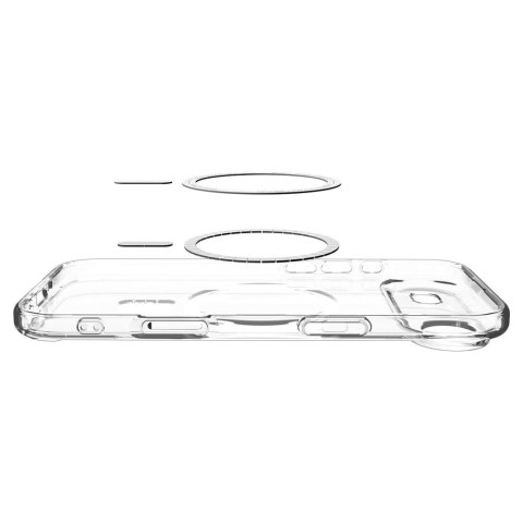 Etui ochronne case na iPhone 17 Air Ultra Hybrid MagSafe - przezroczysto-białe