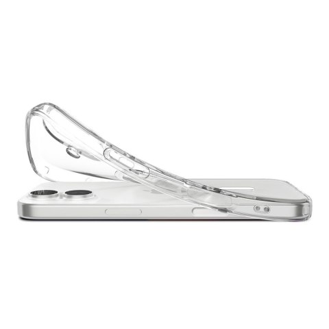 Etui ochronne case na iPhone 17 Liquid Crystal MagSafe - przezroczysto-białe