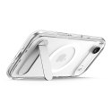 Etui ochronne z podstawką na iPhone 17 Air Ultra Hybrid ''S'' MagSafe - przezroczysto-białe
