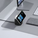 Ładowarka indukcyjna 3w1 do telefonu smartwatcha MagSafe 25W - czarna