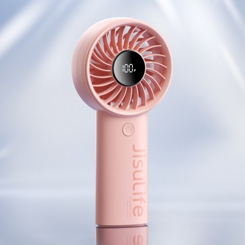 Mini wentylator wiatraczek ręczny USB-C 3600mAh - różowy