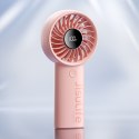 Mini wentylator wiatraczek ręczny USB-C 5000mAh - różowy