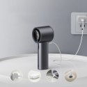 Mini wiatrak wentylator przenośny metalowy USB-C 5000mAh - ciemnoszary