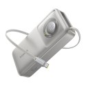 Powerbank 20000mAh 65W ze zwijanym kablem USB-C - szary