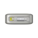 Powerbank 20000mAh 65W ze zwijanym kablem USB-C - szary