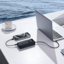 Powerbank Free2Pull 20000mAh z rozwijanym kablem USB-C 65W - czarny