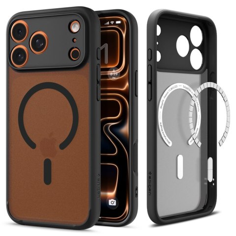 Etui ochronne plecki na iPhone 17 Pro Max Ultra Hybrid MagSafe - czarne