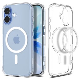 Etui pokrowiec na iPhone 17 Ultra Hybrid MagSafe - przezroczysto-białe