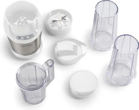 Blender Gorenje BN1000E, blat stołu, moc 1000 W, materiał słoika Tritan, pojemność słoika 0,75 L, kruszenie lodu, biały