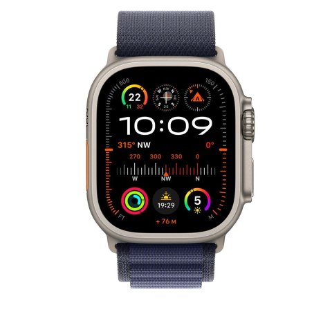 Apple Watch Alpine Loop Armband für Watch Ultra 49mm Marine / Titan natur (S)
