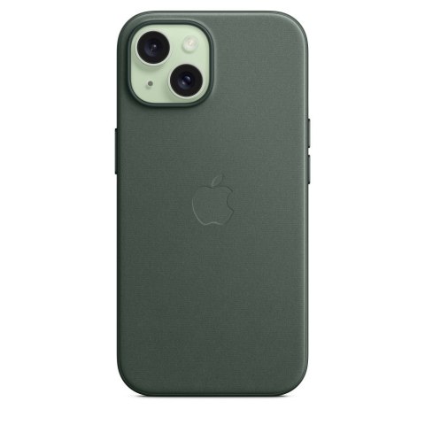 Apple iPhone 15 Feingewebe Case mit MagSafe Immergrün