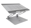 Podstawka pod laptopa ICY BOX IB-NH300 Srebrny Aluminium Silikon 43.2 cm (17") 3 kg 15 cm