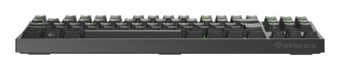 GENESIS Thor 404 TKL klawiatura Gaming USB QWERTZ Niemiecki Czarny