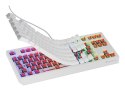 Klawiatura GENESIS Thor 230 TKL Gaming USB QWERTY US English Biały