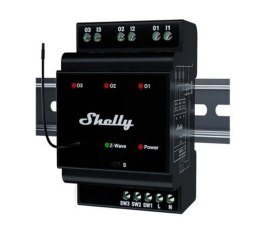 Sterownik trzykanałowy na szynę DIN Z-Wave Shelly Wave Pro 3 LR