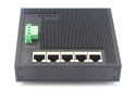Digitus 5-portowy przełącznik sieciowy Gigabit Ethernet, płaski, przemysłowy, niezarządzany