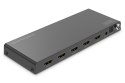 Rozdzielacz / Splitter HDMI 1x4, 8K/60Hz (4:4:4) z HDR, 48 Gbps, HDCP 2.3. Toslink / Stereo, EDID